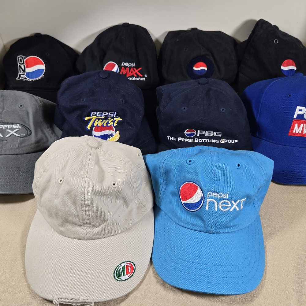 Pepsi Branded Cap Assortment in Blue and Black